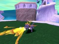 une photo d'Ã©cran de Spyro - Year of the Dragon sur Sony Playstation